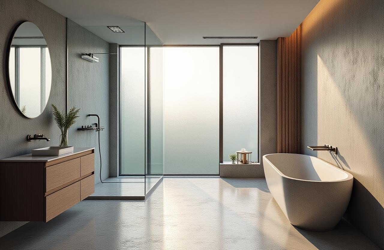 Architectural bathroom detailing in Newtownards