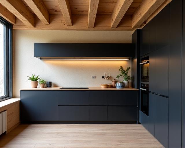 Minimalist kitchen architectural solution